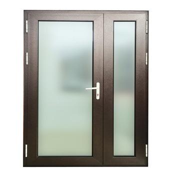 中国 Modern commercial aluminum glass front single store door exterior aluminum door 販売のため