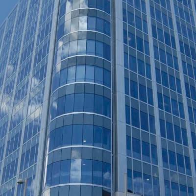 China Modern Aluminum Glass Curtain Wall Building Exterior Wall Custom Color for sale