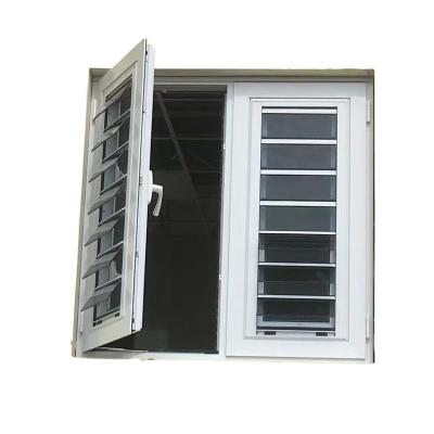 China custom folding screen glass awning with burglarwindow the price of jalousie household security aluminum windows à venda