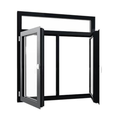 China Swing Design Commercial Customization Aluminum Frame Casement Windows Supplier for sale