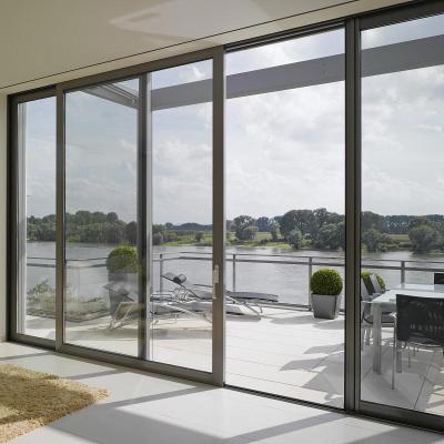 China New Style High Quality Anti-theft Aluminum Interior Glass Sliding Doors for sale