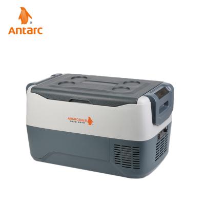 China ABS Factory Direct Sale Low Noise 12V/24V Mini Freezer Car Portable Fridge For Camping for sale