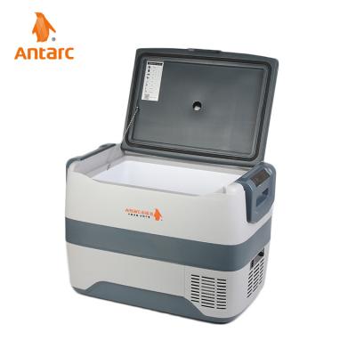 China ABS Factory Mini Cooler Car Fridge Freezer 24V Portable Compressor Refrigerator for sale