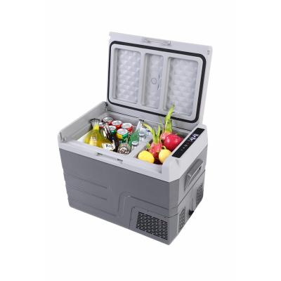 China High Quality Portable ABS 46L Motorhome Fridge 12v 24v Camping Freezer Travel Fridge for sale