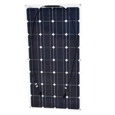 China 100W 156.75mmx156.75mm Flexible Panel Solar Panel ETFE USB Portable Mobile Charger for sale