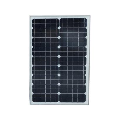 China 50W Factory Low Price Renewable Energy Solar Panel Monocrystalline Solar Power Panel 680*540*25mm for sale