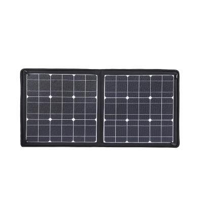 China 20.35% Suaoki Foldable Monocrystalline Home Use Portable Solar Cell Power Panel Folding 2 50W With One Suaoki With USB Port for sale