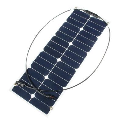 China High Quality Monocrystalline Flexible 30W Solar Panel With 5V USB Charger 158.75mmx158.75mm for sale