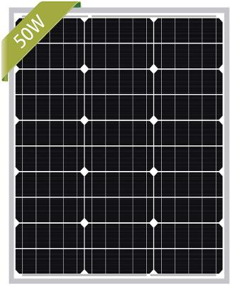 China Home Commercial Solar System 50W 18 Volt 12V Molycrystalline PV Panels Modules For Home Solar Kit for sale