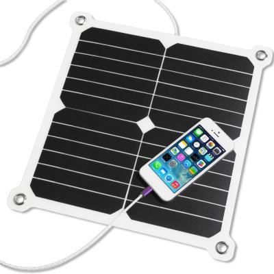 China ETFE or PET small 5V USB 10W cheap price flexible solar panel for mobile phone outdoor charging for sale