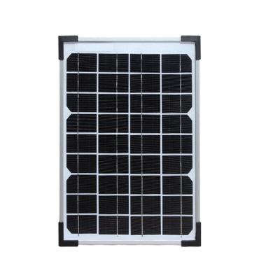 China Camping/Yacht/Caravan Monocrystalline Sun Power Solar Panel Price 10w Solar Module For Street Light for sale