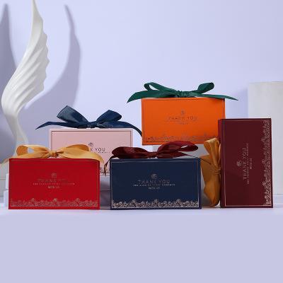 China Recycled Whole Materials Factory Candy Box Gift Box With Ribbon for sale