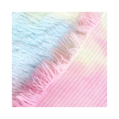 China Amazon Top Selling Manufacturer Custom Wholesale Washable Shrink-Resistant Fashion Plush Velvet PV Luxury 100% Faux Fur Polyester Hometextile Fabric for sale