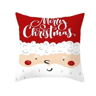 China Viable Wholesale Christmas Decoration Supplies Santa Claus Snowflakes Decorative Pillowcase Christmas Gift Christmas Pillow Covers for sale