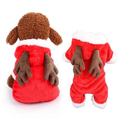 China 2021 Viable Luxury Cute Coral Fleece Winter Warm Dog Clothes New Products for sale