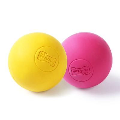 China Wholesale Eco-Friendly Sustainable Rubber Elastic Pet Toy Dog Teeth Interactive Training Ball Solid Ball for sale