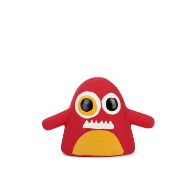 China Viable Most Popular Pet Toy Monster Good Quality 4 Latex Material Healthy Interactive Chew Dog Toys for sale