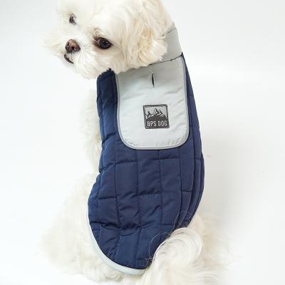 China Confirmed Winter Dog Clothes With Fleece And Thickening Pursuit Waterproof Bipedal Hooded Pet Clothes for sale