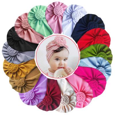 China Wholesale Cute Fashion Girl Hat Baby Turban Newborn Headband for sale