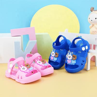 China New Non-slip Outdoor PVC Kids Beach Non-slip Kids Baby Girls Boys Sandal Walking Casual Shoes for sale