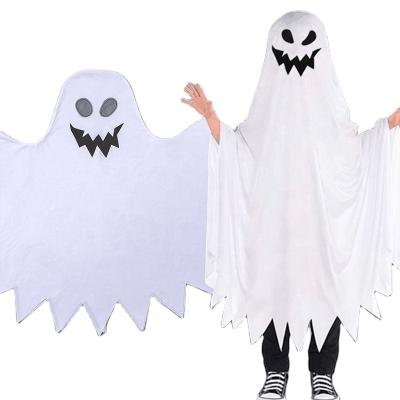 China Ghost Face Hooded Cloak Boutique Baby Halloween Clothes Breathable Holiday Children's Interesting Scary Clothes for sale