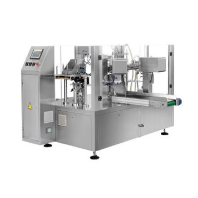 China Other Automatic Soil Packing Machine For Premade Bag Eight-Working Station for sale