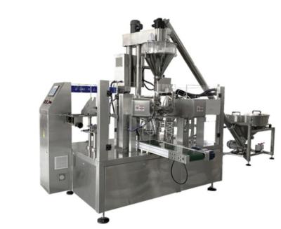 China Other Premade Doypack Automatic Rotary Zipper Bag Milk Powder Packing Machine for sale