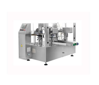 China Professional Food Suppliers Rotary Seal Gasket Machine Automatic Bag Pouch Packaging Machine for sale