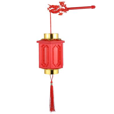 China 2022 children's toys new year hexagon waterproof Chinese traditional traditional red lantern children's toys for sale