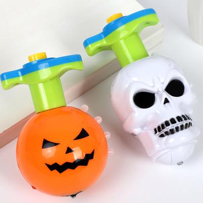 China Lights Kids Halloween Toys Led Top Toy For Kids, Spinning Set of 12 Spinner Pumpkin Toys With Flashing Light Fun Birthday Party for sale