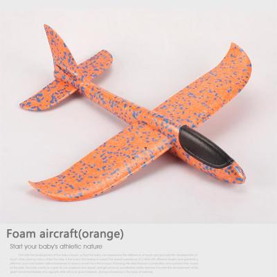 China Best Selling Fun Toys 50Cm Foam Flying Glider Plane Plastic Aircraft Gift Flat Launch Toy for sale