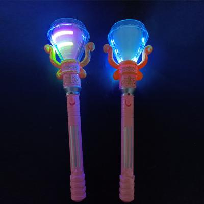 China LED Lighting Toys LED Light Toys Spin Up Led Light Mermaid Spinner Magic Wand Spinning Lighting Toy Princess Costume Accessories Glow Spinning Diamond Wand for sale