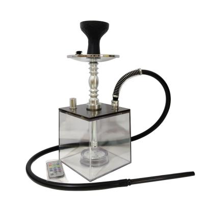 China Acrylic Acrylic Hookah Arabic Hookah Hookah With LED Light Bar Full Set Of Living Room Furniture for sale