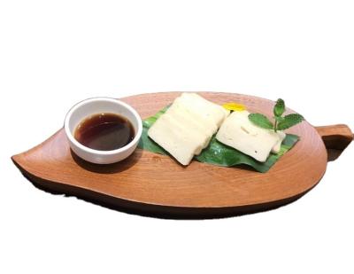 China Ceramic Steak Tray Dishes Cutting Board Viable Creative Marble Wood Bamboo Fruit Bread Dish Breakfast Melamine Plates for sale