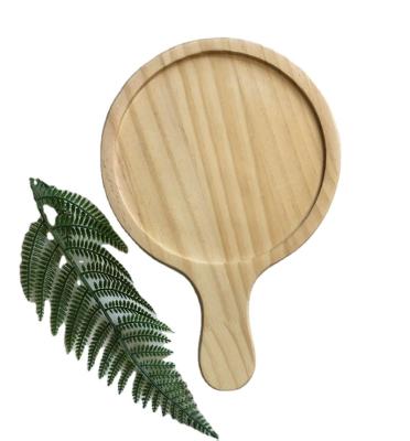 China Kitchenware Sustainable Pine Wood Empty Meat Cutting Cutting Board Wooden Pizza Board for sale