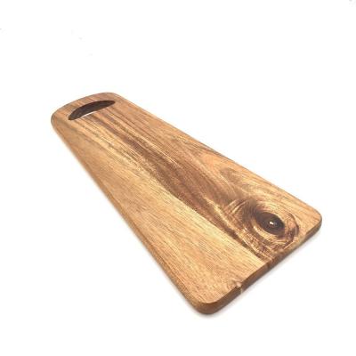 China Sustainable Acacia Wood Cutting Wood Chopper Cutting Plates Customer Logo for sale