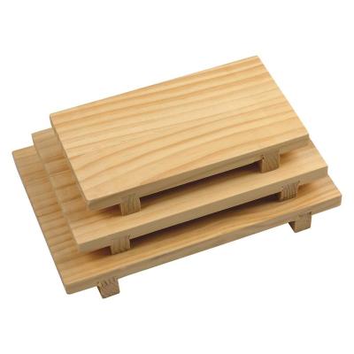 China Sustainable Custom Wooden Sushi Food Serving Tray From Japan for sale