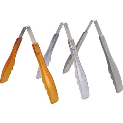 China Small Viable Plastic Anti-Slip Salad Fruit Cake Bread Portion Clamps Tongs Tongs Kitchen Food Tongs for sale