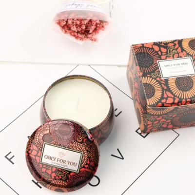 China Wholesale Scented Candle Gift Set Soy Wax Personalized Custom Tin Ceramic Scented Candles for sale