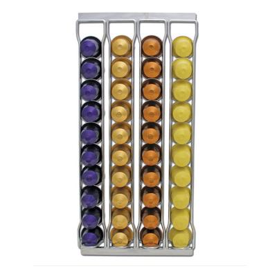 China Sustainable Coffee Pod Storage Mesh Nespresso Wall Mounted Holder For Capsules for sale