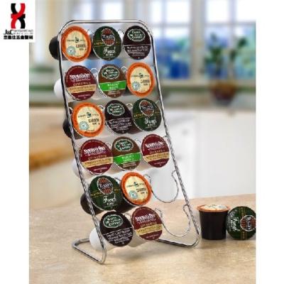 China Display coffee capsule pod K-cup coffee capsule holder/coffee capsule holder, /Coffee capsule storage rack for dolce 18Pcs Enthusiasm for sale