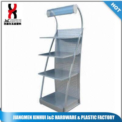 China Metal metal display rack store shelves for liquor bottles for sale