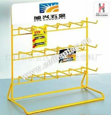 China Display Keys or Accessories Simple Design Wire Battery Display Rack Holder / Metal Battery Counter Display Rack for sale