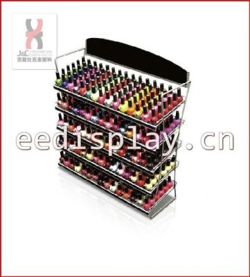 China Single Sided Hot Selling Nail Polish Rack/Nail Color Display Shelf for sale