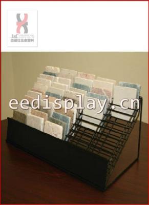 China Supermarket/Mall/Boutique Welded Wire Floor Tiles Display Racks Rack 55 Black Metal Chips/Wire Display Racks For Floor Tiles for sale