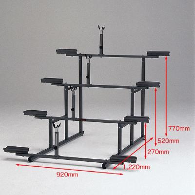 China Display Bikes 4 Tier Steel Bicycle Display Rack / Metal Bike Display Stand for sale