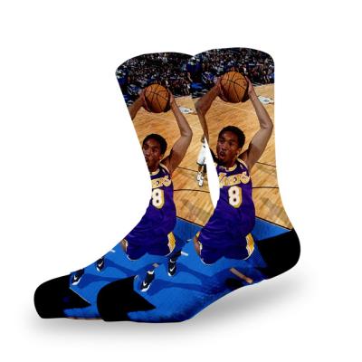 China High Quality QUICK DRY Cotton Kangyi Sports Knocks Basketball Kobe Bryant Socks For Men for sale