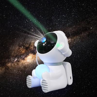 China Modern Galaxy Starry Projector Projector Lamp Nebula Astronaut HD Colorful Night Light Starry Sky Projector for Kids with 6 Cards for sale