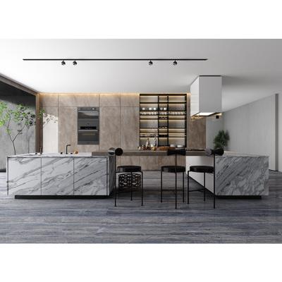 China China large modern factory sintered porcelain 1600*2700 stone floor tiles large white kitchen benchtop for sale