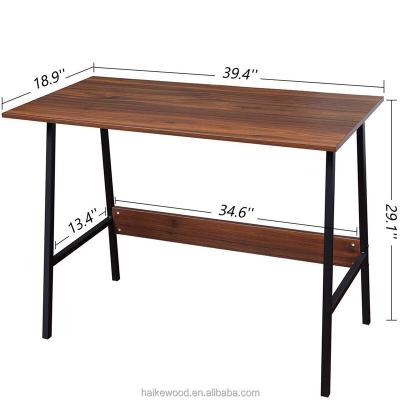 China (Height) adjustable steel+wood computer desk, computer table for sale